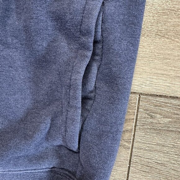 The North Face Mens Large Blue Spell Out Pullover Outdoor Hoodie Mountain M - Picture 3 of 6